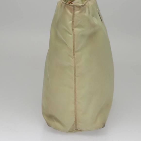 PRADA Hand Bag Nylon Beige Auth bs21346 - Picture 3 of 16